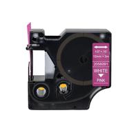 PZPSEQGM Étiquette D1 Ruban 6 Mm 9 Mm 12 Mm 45013 40913 43613 Convient 45010 45016 45018 Compatible avec LabelManager 160 280 étiqueteuse(Pink Glitter)