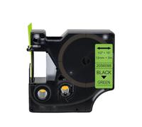 PZPSEQGM Étiquette D1 Ruban 6 Mm 9 Mm 12 Mm 45013 40913 43613 Convient 45010 45016 45018 Compatible avec LabelManager 160 280 étiqueteuse(Green Glitter)