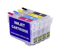 PZPSEQGM Europe 34xl T34xl T3471 T3474 CARTRILLE À L'ENK RENIRE REFOLLABLE Compatible avec LA Force Pros WF-3720 WF 3720 WF-3725 Imprimer
