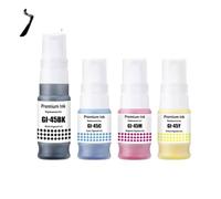 PZPSEQGM GI45 GI 45 GI-45 Pigment Ink Bottle Recharge Couleur à Base d'eau Compatible avec maxify GX1040 GX2040(1Bottle-Y)