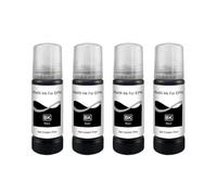 PZPSEQGM Kit de Recharge à l'encre Colorant Universel Compatible avec 103 104 105 T 544 Compatible avec CISS L3150 L3111 L3151 L3110 L3125 ET775 Imprimante(4BK)