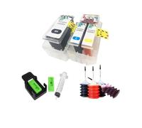 PZPSEQGM Kit de Recharge de Cartouche d'imprimante Compatible Compatible avec Vilaxh 540 PG540 CL541 PG 540 XL CL 541 XL Fonctionne avec MG3150 MG3250 MG3550 MG4250(1 Set with Ink)
