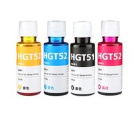 PZPSEQGM Kit d'encre de Recharge de 100 ML de Bouteille Compatible avec GT51 GT52 GT5810 GT5820 Série Imprimantes à Jet d'encre