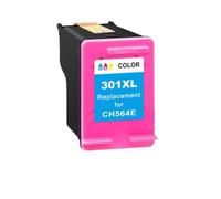 PZPSEQGM Lot de 4 Cartouches d'encre 301XL compatibles Compatible avec imprimantes Deskjet 1000 1010 1050 1510 2050 2540 2542 2543 2547 2549, compatibles avec Le numéro de pièce 301(Tri-Color)