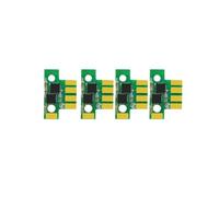 PZPSEQGM Puce de Cartouche de Toner 3K 2.3K, 4 pièces, Compatible avec Les modèles d'imprimante CS317 CS417 CS517 CX317 CX417 CX517 CS317dn CS417dn CS517de CX317dn CX417de CX517(1set 71B50K0-Y0 MEA)