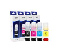 PZPSEQGM Recharge d'encre à Colorant 003 Compatible avec l'imprimante L3110 003 3110 3100 3101 3110 3150 5190 avec boîte d'emballage(BK)