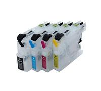 PZPSEQGM REFILLER Cartridge Ink LC123 Compatible avec MFC-J470 J650 J870 J4410 J4510 J4610 J4710 J6520 J6720 J6920 J132 J152 J552 J752