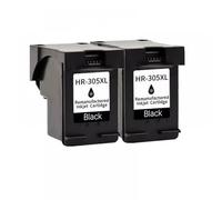 PZPSEQGM Remplacement de la Cartouche à Encre 305 305xl Compatible avec Une Utilisation avec Deskjet 2700 Série 2710 2721 2722 4120 4110 4130 1210 6010(2 Black)