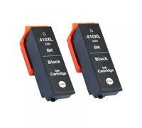 PZPSEQGM Remplacement de la Cartouche à Encre 410xl Compatible avec Les imprimantes d'expression XP-830 XP-640 XP-7100 XP-630 XP-530 XP-635 5-Pack(2 Black)