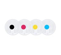 PZPSEQGM Résactive de la Puce à l'encre Compatible avec Comcolor 3050 7050 9050 Riso Comcolor S-6300K 6301C 6302M 6303Y(6303-Yellow)