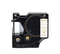 PZPSEQGM Ruban étiquette à Paillettes Noir sur Blanc 2056084 Ribbon d'imprimante 12 mm Compatible avec des Machines de Fabricant d'étiquettes comme LabelManager 160 280 et des modèles similaires