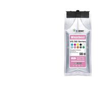 PZPSEQGM Sac d'encre avec Encre éco-solvant et Puce à Usage Unique, Compatible avec l'imprimante Roland SG-300 SG-540 SG2-300 SG2-540 SG2-640(Light Magenta)