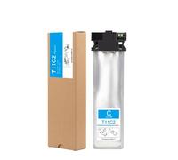 PZPSEQGM Sac d'encre T11C1 T11C2 T11D1 T11E1 Complet avec Encre pigmentée Compatible avec l'imprimante Workforce Pro WF-C5890DWF WF-C5390D Compatible avec la Zone européenne(T11C2-C)