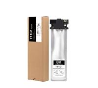 PZPSEQGM Sac d'encre T11C1 T11C2 T11D1 T11E1 Complet avec Encre pigmentée Compatible avec l'imprimante Workforce Pro WF-C5890DWF WF-C5390D Compatible avec la Zone européenne(T11C1-K)