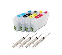 PZPSEQGM Set 4pc Compatible 18xl Cartouche d'encre de Recharge Compatible avec XP-30 XP-102 XP-202 XP-205 XP-302 XP-305 XP-402 XP-405 Imprimantes XP-212 avec Arc Inclus