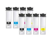 PZPSEQGM Set Cartridge À L'ENK Compatible T11 T11C1-T11C4 T11D1-T11D4 T11E Compatible avec Workforce Pro WF-C5890DWF WF-C5390DW Pigment Type avec Puce avec Puce(T11C1 Black 60ml)
