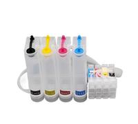 PZPSEQGM Système CISS Vide Aucune Puce Compatible avec l'expression Home XP-240 XP-330 XP-340 XP-430 XP-434 XP-440 Printeurs XP-446