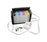 PZPSEQGM Système d'alimentation en Encre Vide CISS 503 503XL sans Puce Compatible with - XP-5200 XP-5205 Workforce WF-2960DWF WF-2965DWF Wf2960 Wf2965