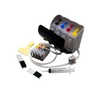 PZPSEQGM Système d'encre en Vrac Ciss sans Puce Compatible avec - Workforce WF-3720 WF-3721 WF-3723 WF-3725 WF-3730 WF-3733 PX-M680F WF-3720DWF