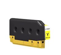 PZPSEQGM T08C1 T08C2 T08C3 T08C4 CARTRIDGES DE L'ENK Compatible avec Les Travaille(T80C4-1PCS-Y)