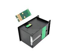 PZPSEQGM T6711 Boîte à Encre déchet Compatible avec L1455 WF 3620 3640 7110 7610 7620 7710 7720 7715 7210 3520 3530 3540 7510 7520 ET-16500 Printers(Tank with 1PC Chip)