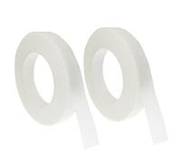 PZRT Lot de 2 rubans adhésifs floraux pour bouquets de mariage, stylos de fleurs et décorations de fleurs artificielles, blanc