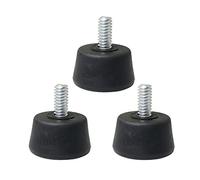 PZRT Lot de 3 pieds antidérapants en caoutchouc pour trépied, monopode, 6,35 mm