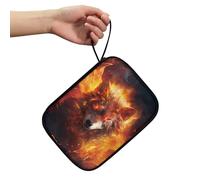 Pzuqiu Fire Wolf - Sac de rangement extensible pour 12 bracelets de montre - Étui de transport pour bracelets de montre et accessoires - Pour homme et femme
