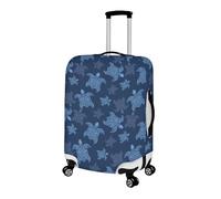 Pzuqiu Housse de bagage anti-rayures pour valise, accessoires de protection pour enfants et adultes, Tortues, XL (29-32 inch suitcase)