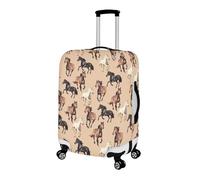 Pzuqiu Housses de protection pour valises de 45,7 à 81,3 cm, accessoires pour valises de voyage, école, cheval, S (18-21 inch suitcase)