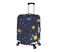 Pzuqiu Housses de protection pour valises de 45,7 à 81,3 cm, accessoires pour valises de voyage, école, Planète spatiale galaxie, L (25-28 inch suitcase)