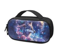 Pzuqiu Starry Wolf Étui de voyage portable pour insuline pour diabétique, sac isotherme tendance pour stylos à insuline et fournitures pour diabétiques