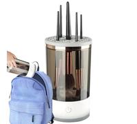 Pzuryhg - Automatic Cosmetics Brush Cleaner Electric Brush Scrubber Machine - Fast Cleaning Set for Makeup Brushes, Cosmetic Brushes, and Beauty Tools, 9.5x9.5x16cm/3.74x3.74x6.3 inches