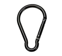 Pzuryhg Carabiner Hooks - Aluminum Alloy Belt Clip, Gourd Shape Utility Fastener with Sturdy Non Locking Spring Gate, Heavy Duty Gear Attachment Link, Ideal for Outdoor Hiking Workplace Camping