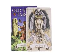 Pzuryhg Cartes de tarot, jeu de tarot de style ancien, jeu de tarot de 78 pièces, jeu de tarot, jeu de tarot anglais, cartes de tarot pour débutants, livre de tarot en anglais et jeu de cartes pour