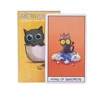 Pzuryhg Cartes de tarot, tarot de divination, 78 cartes, tarot, jeu de tarot, divination, tarot, oracle, jeu de tarot engageant pour la divination et les fêtes