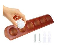 Pzuryhg Case de Balle de Golf en Bois - Support d'affichage pour la Collection de balles | Organisateur avec Compartiments, pour Le ou Mural, Stockage de Salon à Domicile, Cadeau de Collect