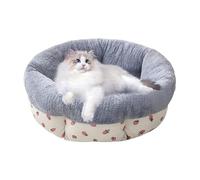 Pzuryhg Cat Bed, Warm Donut Bed, Indoor Cat Bed, Calming Pet Bed, Small Dog Bed, Machine Washable Cat Bed, Soft Cat Bed, All Seasons Pet Bed, Non-Slip Bottom Pet Bed, Round Pet Bed