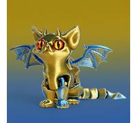 Pzuryhg Collectible Art Statue - 3D Printed Animal Figure with Movable Joints, Detailed Character Sculpture Featuring Creative Design and Interactive Poseability, Perfect for Teens Boys Girls Adults