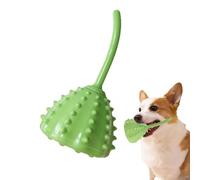 Pzuryhg Dog Treat Toy, Slow Feeder, Bite-Resistant Rubber Food Dispensing Toothbrush, Soft Chew Design, Promotes Slow Eating, Reduces Stress, for Puppy Training and Play,16.5-9.4cm