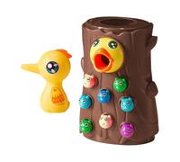 Pzuryhg Educational Game - Wooden Bird Feeding Puzzle, Fine Motor Skill Activity Kit with Interactive Parent Child Bonding, Sensory Development Practice, Ideal for Birthday Holiday