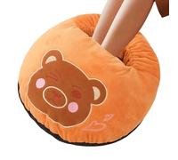 Pzuryhg Electric Foot Warmer, Cartoon Foot Heating Machine, Non Slip Warmer Slippers, Comfortable Footrest Warmers, Heated Foot Warmer, Electric Heaters Plush 32x28.5x8cm/12.6x11.22x3.15 Inch