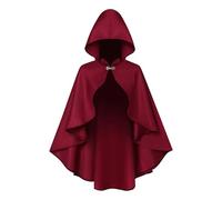 Pzuryhg Fantasy Cape Girls - Long Hooded Carnival Cloak with Elegant Flowing Design, Comfortable Festival Costume for School Play Stage Performance Halloween Cosplay Dress Up Events