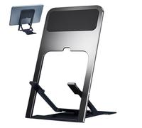 Pzuryhg Foldable Cell Phone Stand Holder with Adjustable Angles, Anti-Slip Tablet Cradle Dock, Portable Desktop Phone and Tablet Support for Hands-Free Viewing, Reading, Video Calls, and Work