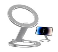 Pzuryhg Foldable Desktop Phone Holder for Desk, Multipurpose Cell Phone Stand Mount, Adjustable Smartphone Holder Stand for Office, Home, Travel, Hands-Free Viewing, Video Calls, and Reading
