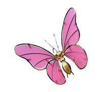 Pzuryhg Garden Decor - Glow Butterfly Pot Hanger, Luminous Planter Rim Ornament with Weather Ready Resin Build, Night Accent Display Function, Ideal for Outdoor Balcony Patio Spaces