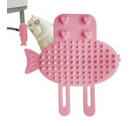 Pzuryhg Grattoir Facial Pour Chat | Massage Interactif Ajustable Et Doux | Brosse De Massage Murale D'Angle Pour Chat - Pour Structure D'Escalade, Pied De Table, Cage, Armoire En Bois, Meuble, Lit,
