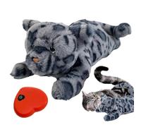 Pzuryhg Heartbeat Toy for Cat, Plush Snuggle Sleep Aid Doll, Puppies Heartbeat Toys, Heartbeat Pillow Plush Calming Puppy Toys Stress Relief Supplies for Puppy Kitten, 14.96x6.69x6.69 inches