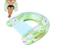 Pzuryhg Inflatable Pool Lounger - Blow Up Beach Chair with Cup Holder, Sturdy Floating Lounge for Pools Lakes Rivers, Comfortable Travel Vacation Sunbathing Tanning Water Parties Men Women