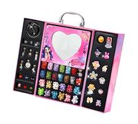Pzuryhg Jewelry Kit for Girls, Charm Bracelet Making Kit, Creative Jewelry Set, Necklace Making Kit, Girls Educational Toy, Charm Bracelet Kit, Girls Craft Jewelry, Kids Necklace Set